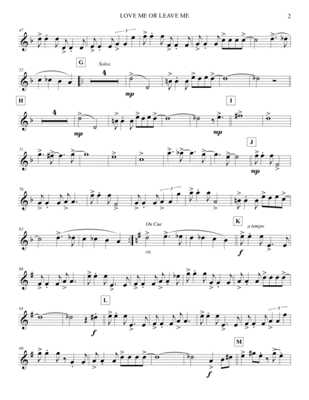 Love Me Or Leave Me Flute 3 Page 2