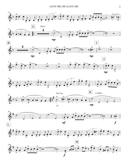 Love Me Or Leave Me Flute 4 Page 2