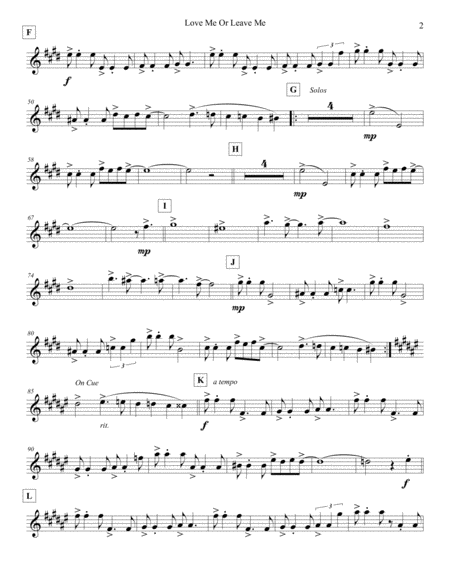 Love Me Or Leave Me Violin 2 Page 2