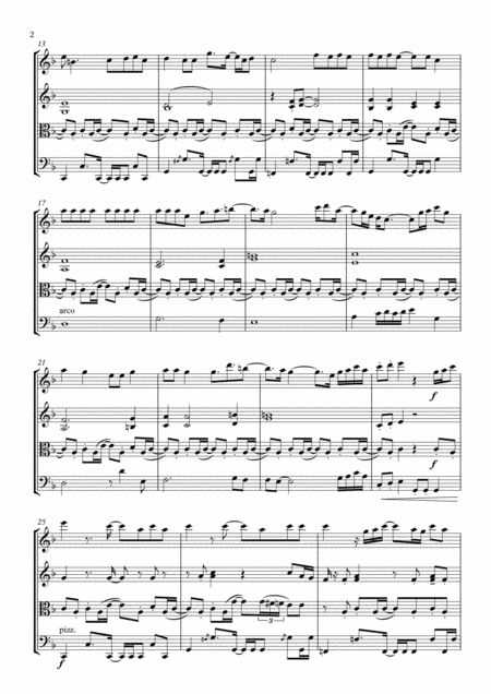 Love On Top String Quartet Page 2