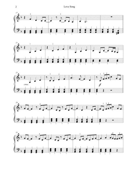 Love Song Intermediate Piano Page 2