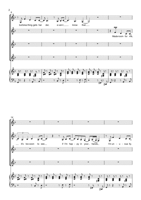 Love Song Ssaa With Piano Accompaniment Page 2