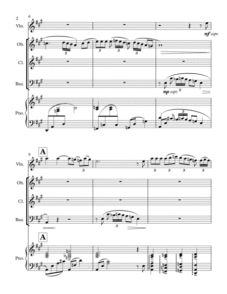 Love Theme From El Cid Arr For Violin Piano Quartet Page 2