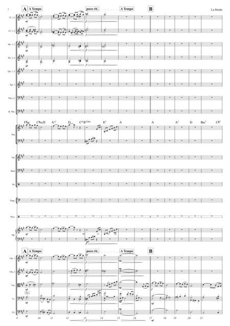 Love Theme From La Strada Pops Orchestra Page 2