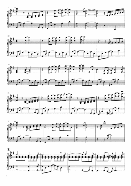 Love Theme From St Elmos Fire Piano Solo Page 2