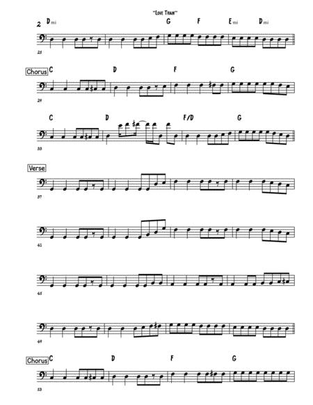 Love Train Bass Guitar Tab Page 2