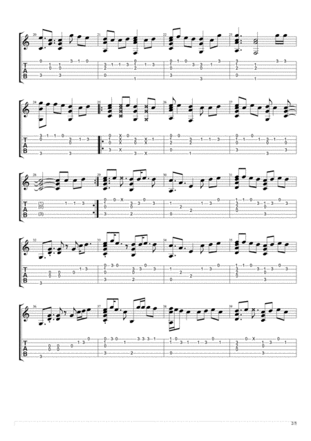 Love Yourself Solo Fingerstyle Guitar Page 2