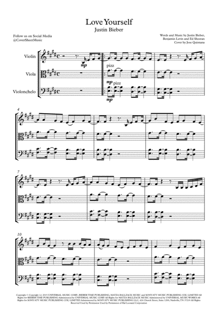 Love Yourself String Trio Page 2