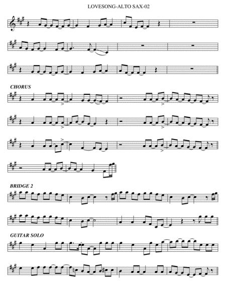 Lovesong Alto Sax Page 2