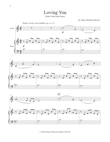 Loving You Violin Piano Page 2