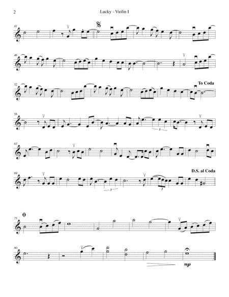 Lucky String Quartet Page 2