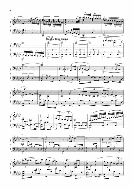 Ludwig Van Beethoven Sonata Pathtique Ii Adagio Cantabile Jazz Piano Arrangement Page 2