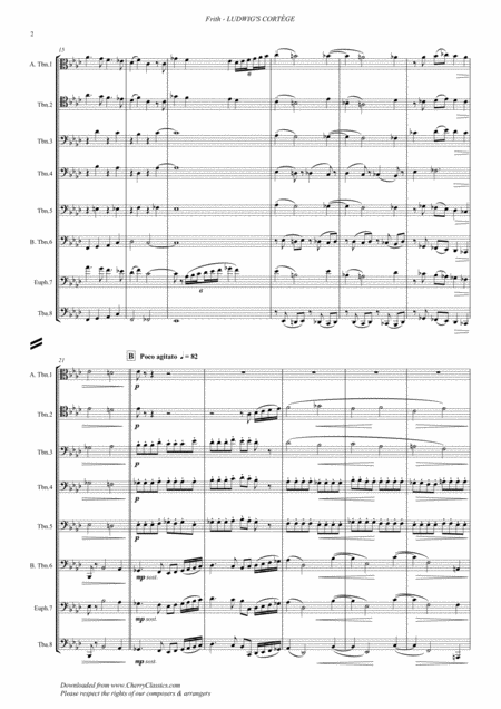 Ludwigs Cortege For 8 Part Low Brass Ensemble Page 2