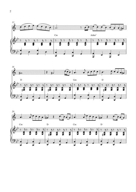 Lule Malesore My Mountain Flower Bb Trumpet Solo And Piano Accompaniment Page 2