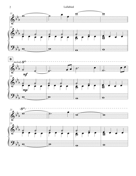Lullabied From Lullabied The Piano Melodies Page 2