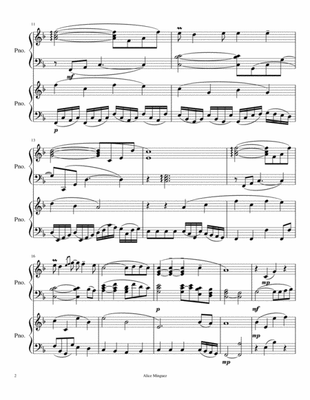 Lullaby For Two Pianos Page 2