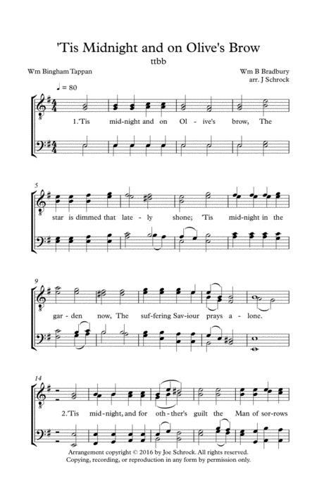 Lullaby Of Birdland Ttbb Version Page 2