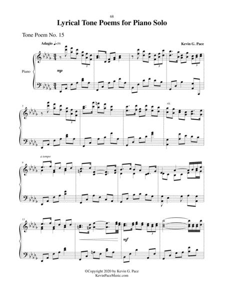 Lyrical Tone Poem No 15 In Db Piano Solo Page 2