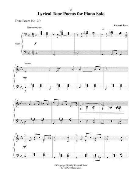 Lyrical Tone Poem No 20 In C Minor Piano Solo Page 2