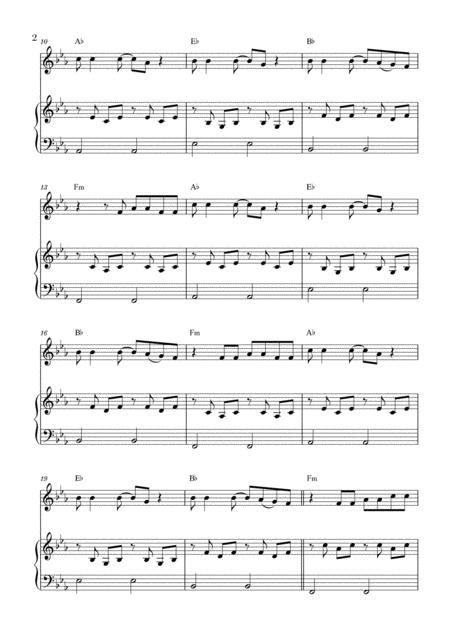 Mad World For Violin And Piano Page 2