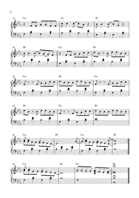 Mad World Intermediate Piano Page 2