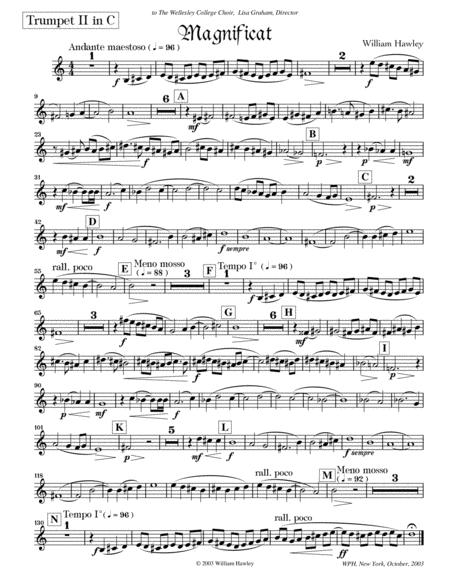 Magnificat Set Of Parts Brass Ensemble Page 2