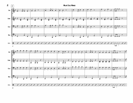 Major Scale Mambo For Steel Band Page 2