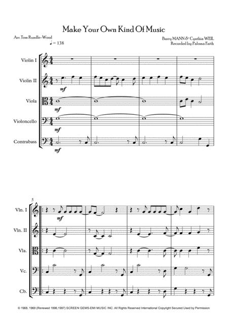 Make Your Own Kind Of Music For Strings Page 2