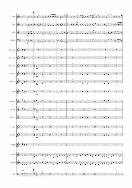 Making Your Mind Up Trombone Quartet With Brass Band Page 2