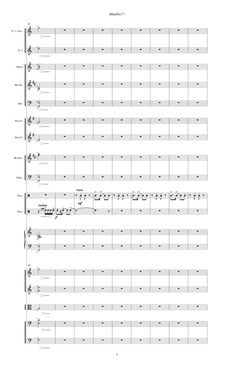 Mambo 2003 For Orchestra Page 2