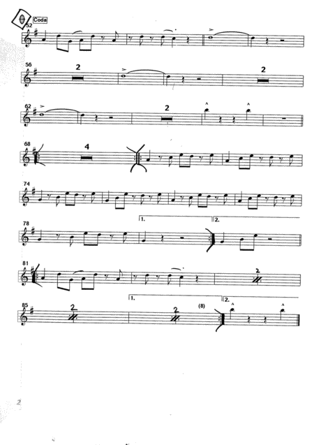 Mambo No 5 A Little Bit Of Big Band Vocal Female Key Bb Page 2