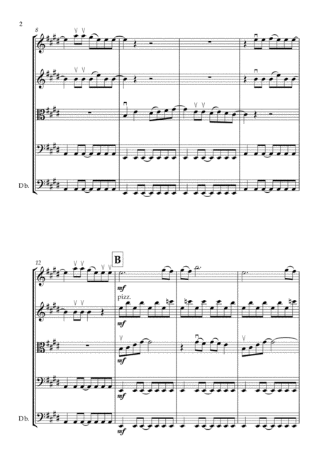 Mamma Mia For String Orchestra Score And Parts Page 2