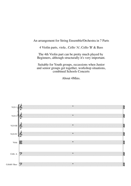 Mamma Mia String Chamber Orchestra 7 Parts Intermediate Ensemble Page 2