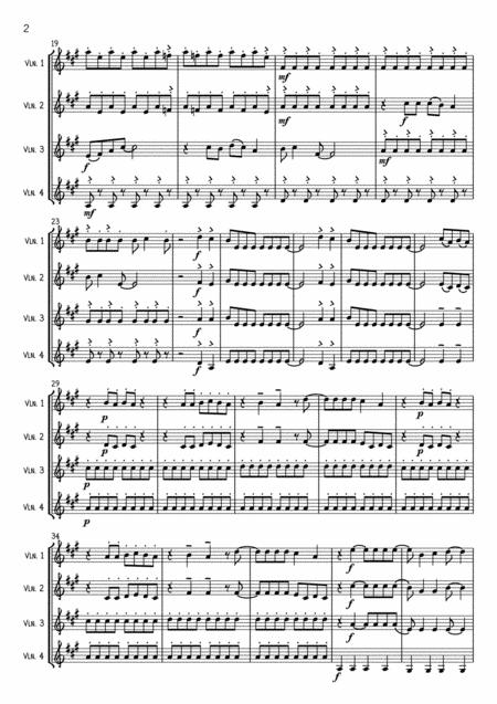 Mamma Mia Violin Quartet Page 2