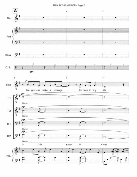 Man In The Mirror Conductor Score And Band Parts Page 2