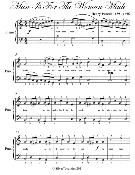 Man Is For The Woman Made Easy Piano Sheet Music Page 2