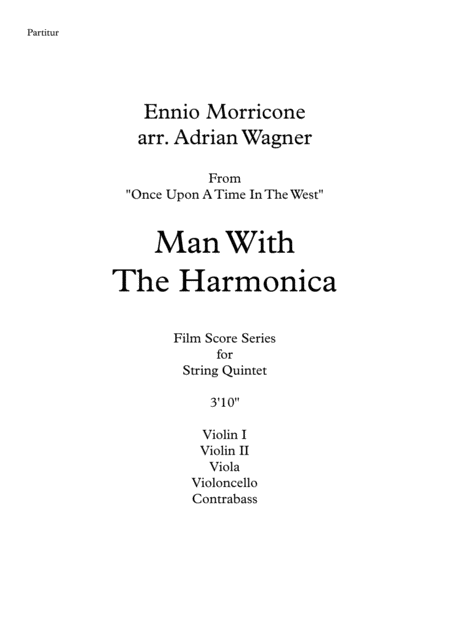 Man With The Harmonica Ennio Morricone String Quintet Arr Adrian Wagner Page 2