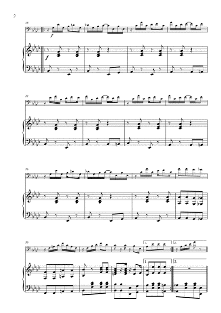 Maple Leaf Rag Arranged For Cello And Piano Page 2