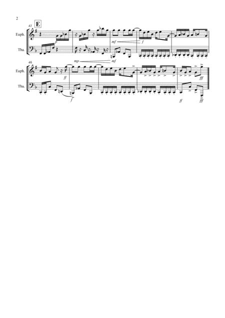 Maple Leaf Rag For Euphonium And Tuba Duet Page 2