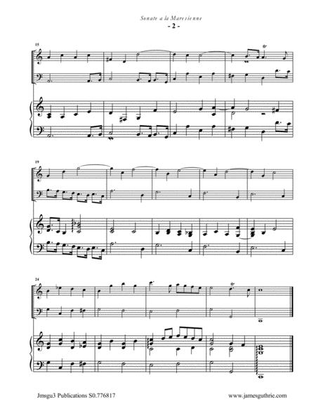 Marais Sonata Maresienne For Violin Viola Da Gamba Harpsichord Page 2