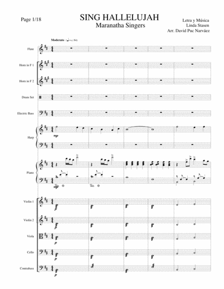 Maranatha Music Praise 1 Sing Hallelujah Instrumental Score Page 2