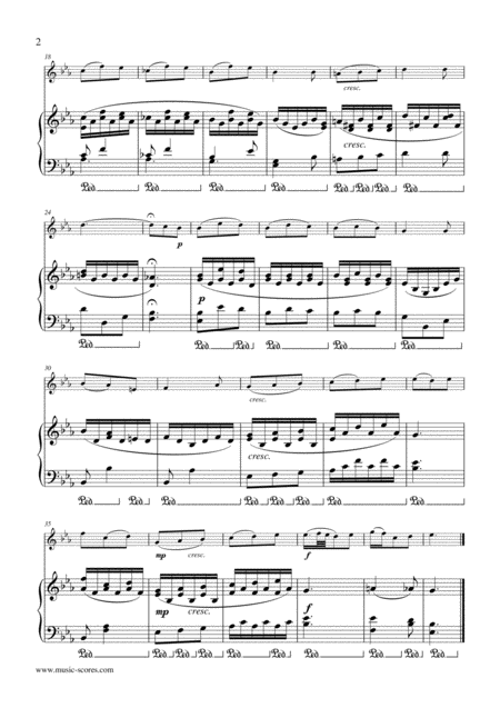 Marble Halls From The Bohemian Girl Flute And Piano Eb Major Page 2