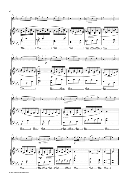Marble Halls From The Bohemian Girl Violin And Piano Page 2