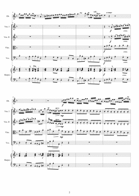 Marcello Oboe Concerto In D Minor For Oboe Strings And Continuo Score And Parts Page 2