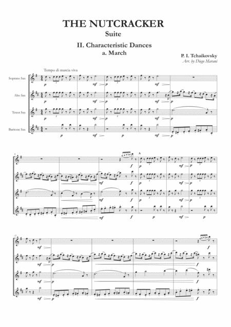 March From Nutcracker Suite For Saxophone Quartet Page 2