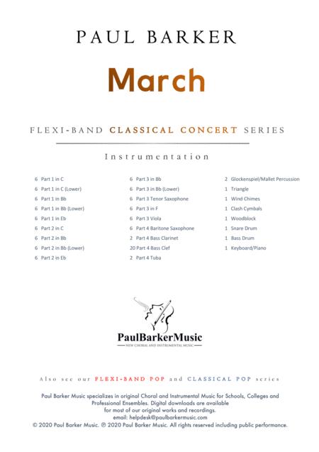 March From The Nutcracker Flexi Band Score Parts Page 2