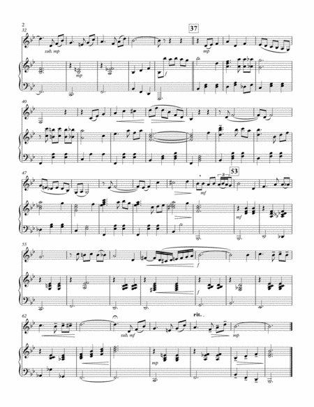 Maria Elena For Alto Saxophone Solo With Piano Accompaniment Nat King Cole Waltz Page 2