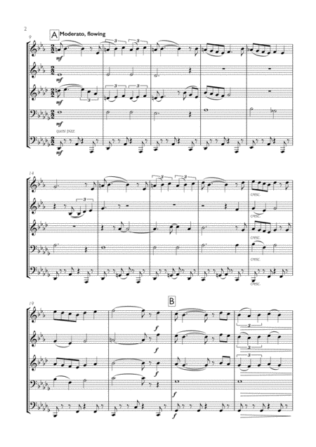 Maria From West Side Story For Brass Quintet Page 2