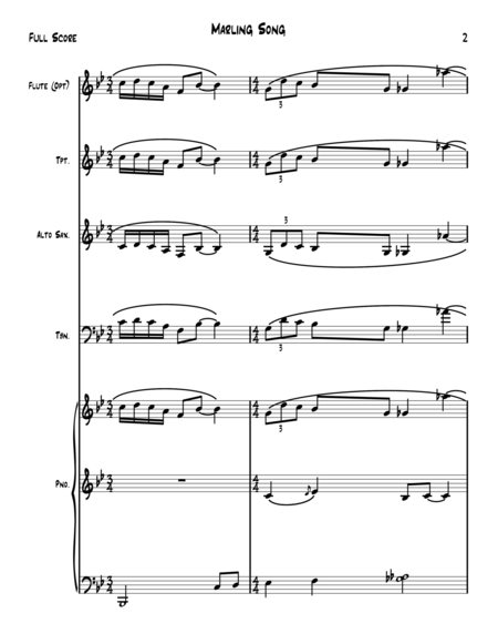 Marling Song Lead Sheet Page 2