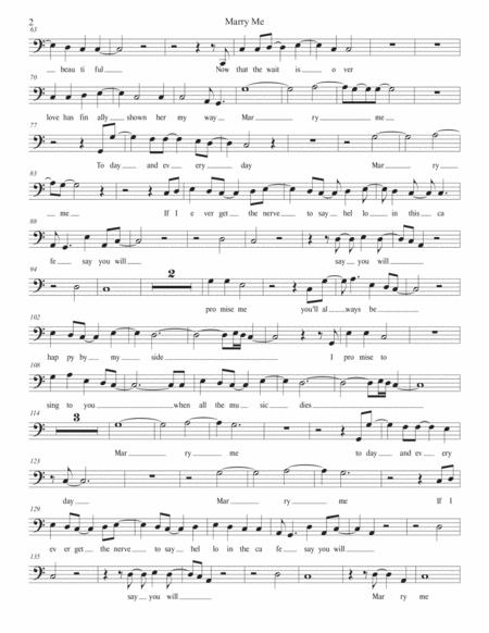Marry Me Original Key Bassoon Page 2